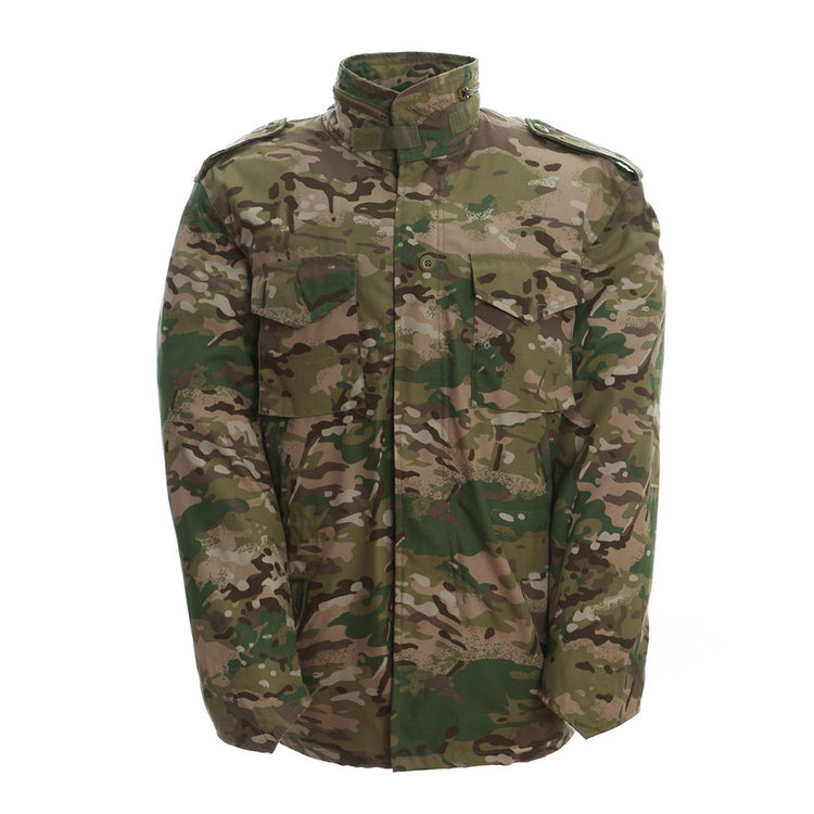 Nylon|Cotton Tricolor desert Camouflage M65 Field Jacket