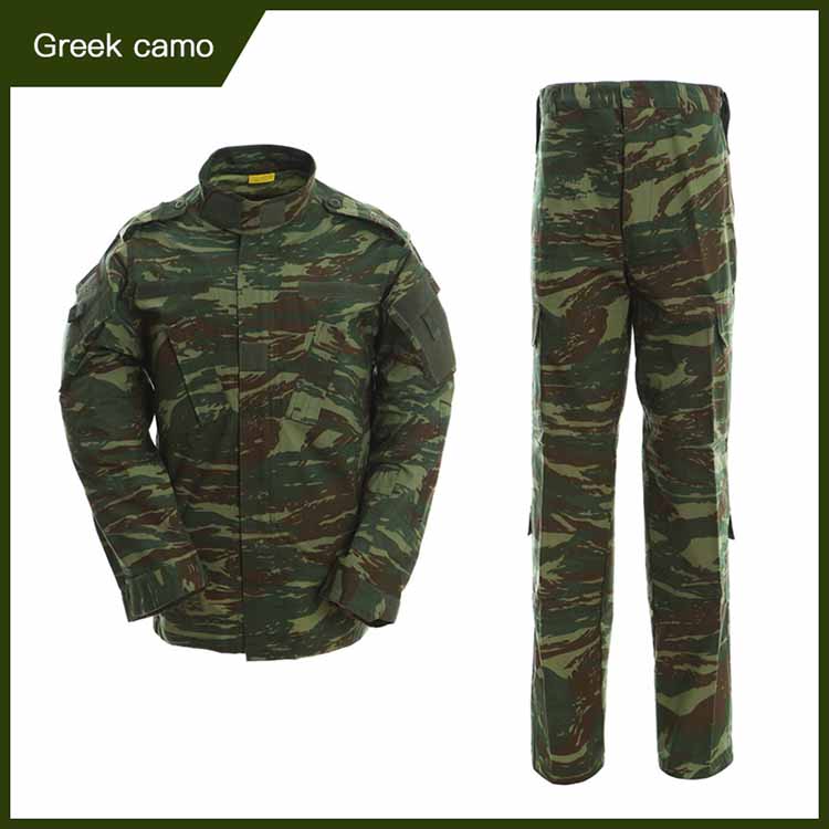Greek Camouflage Army Uniform