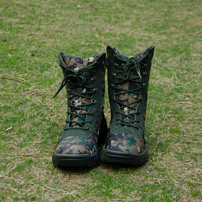 Pu Material Non-Slip Tactical Boot