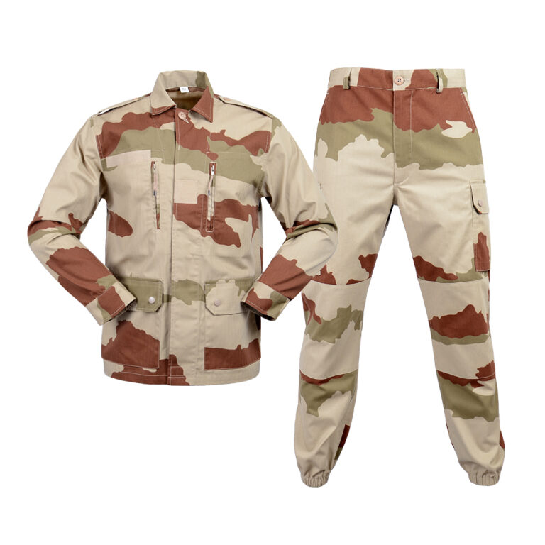 Tricolor Desert F1 F2 Military Uniform