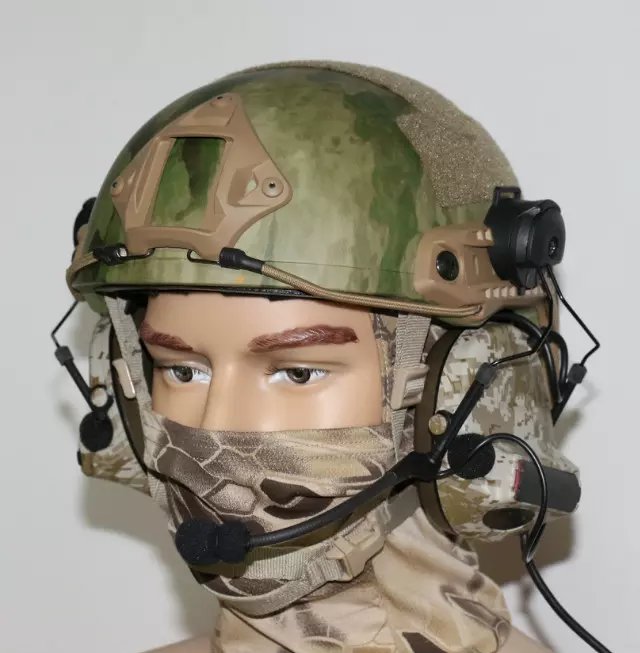 Tactical Helmet With Headset