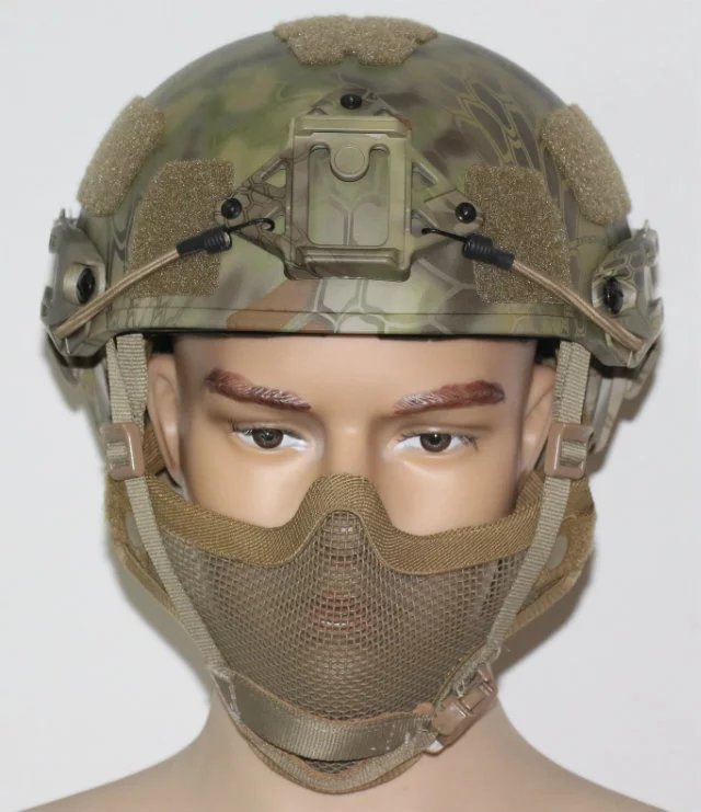 Tactical Helmet With Mask